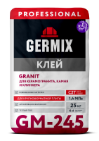 GM-245 PRO Клей GRANIT для керамогранита, камня и клинкера 25 кг