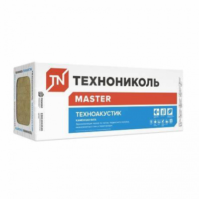 Плиты минераловатные ТЕХНОАКУСТИК 1200*600*50мм (1уп=6плит=4,32кв.м=0,216м3)