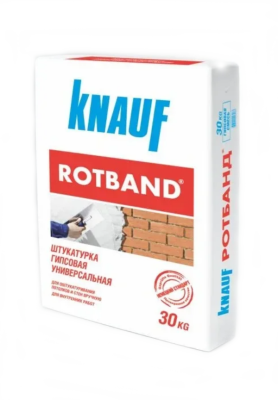 KNAUF ROTBAND 30 кг Гипсовая штукатурка