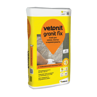 WEBER.VETONIT «GRANIT FIX» клей для камня, керамогранита, 25кг